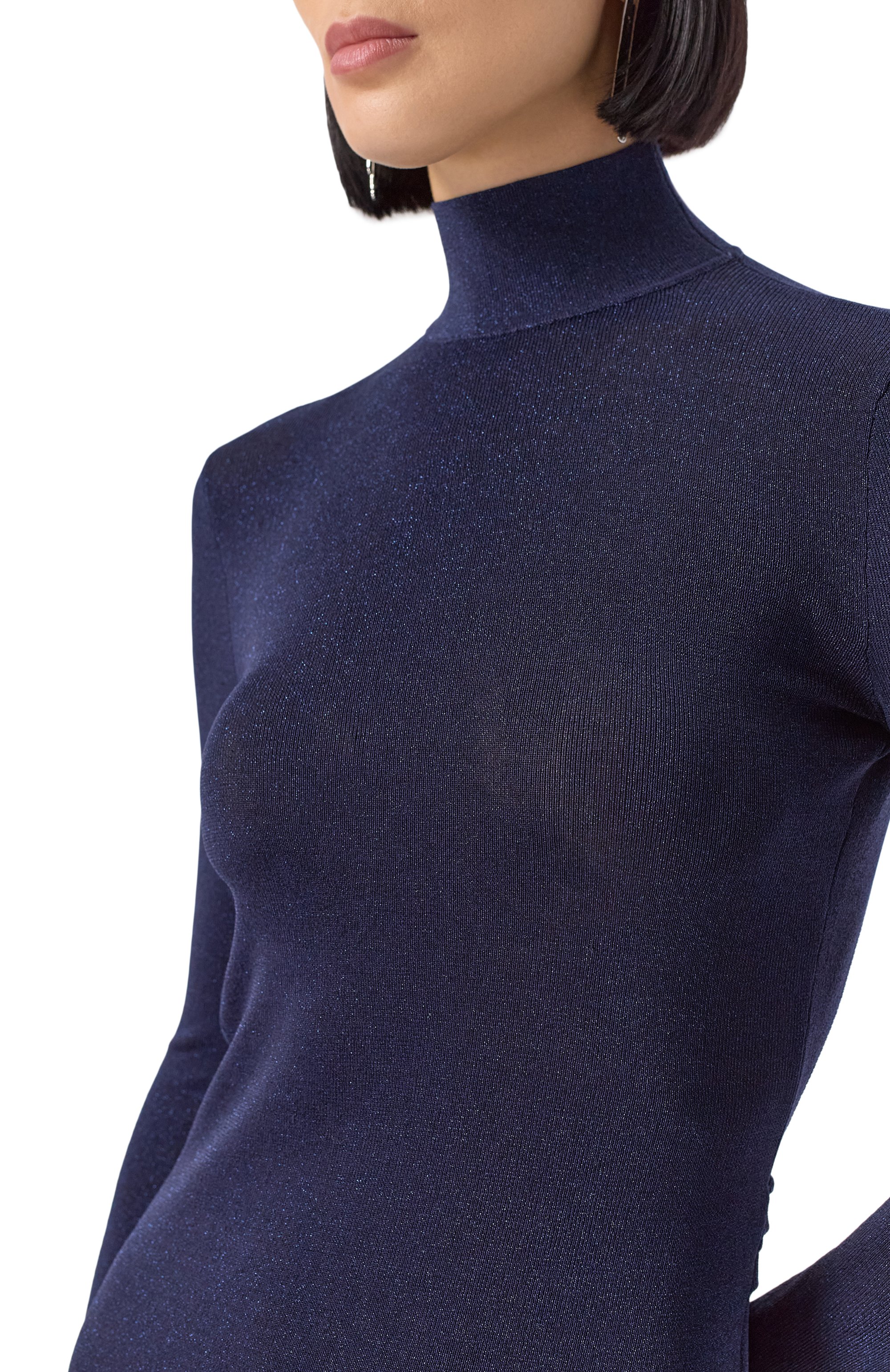 Платье из вискозы SELF-PORTRAIT, арт. PF25087SBL, фото 5