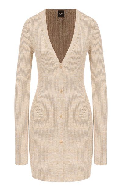 Женский кардиган из вискозы и хлопка BOSS, арт. 50534146