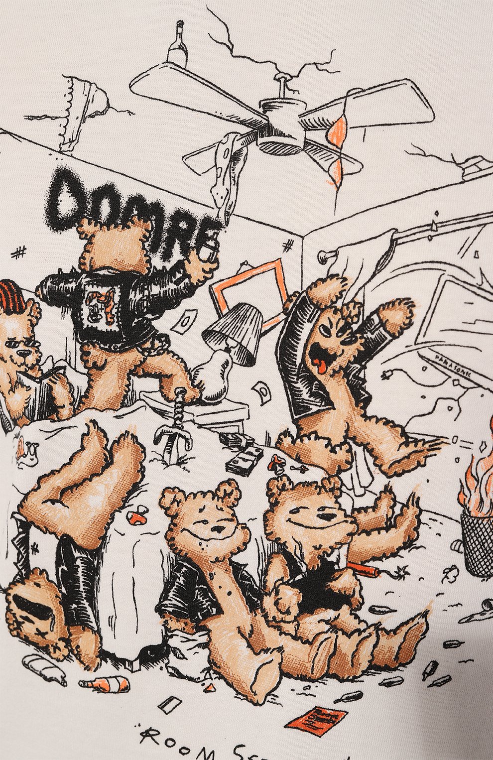 Хлопковая футболка DOMREBEL, арт. R00M SERVICE/T-SHIRT, фото 5