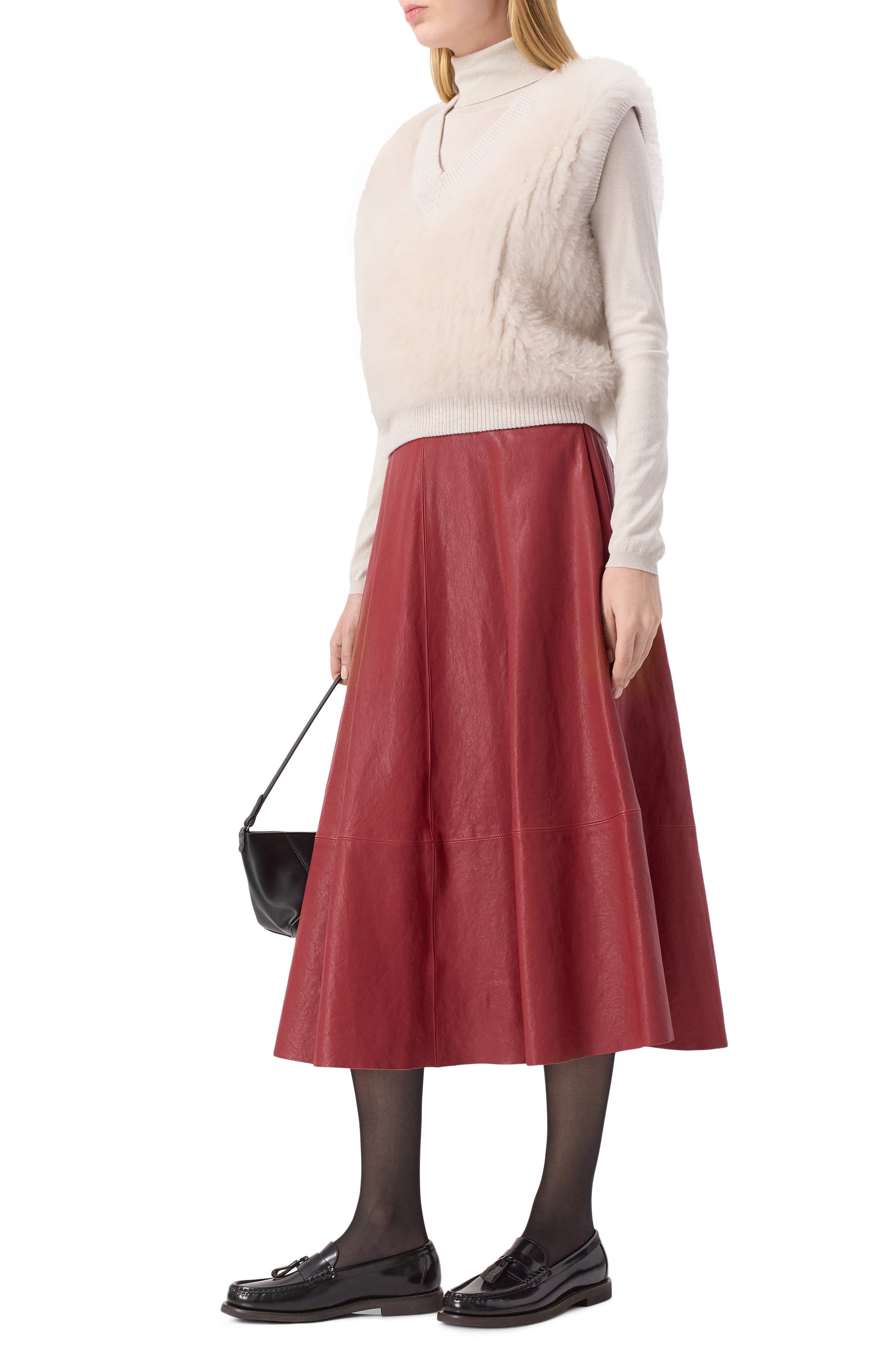 Кожаная юбка BRUNELLO CUCINELLI, арт. M0CCKG3748, фото 2