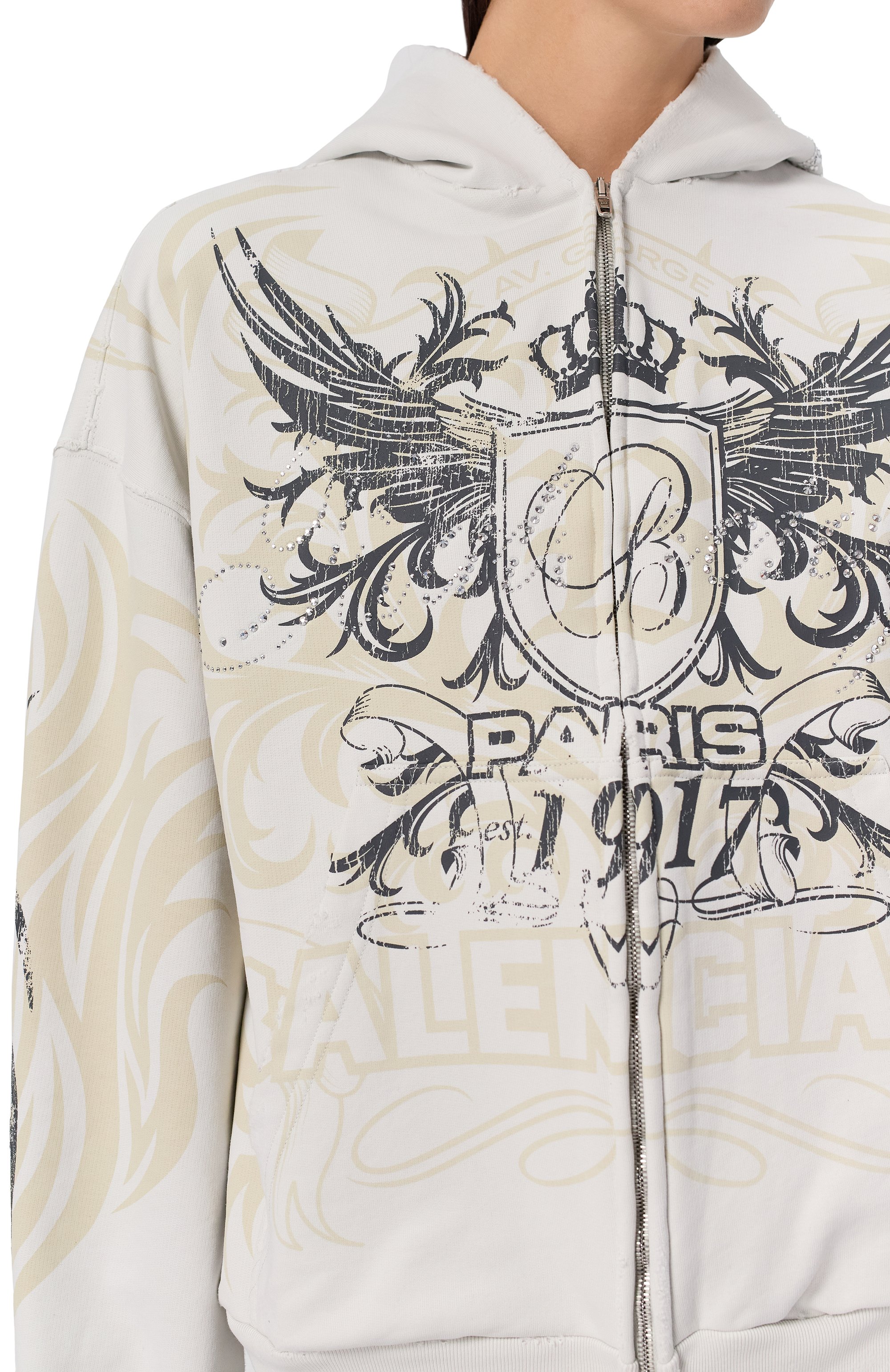 Хлопковая толстовка BALENCIAGA, арт. 803264/TRVR6, фото 9