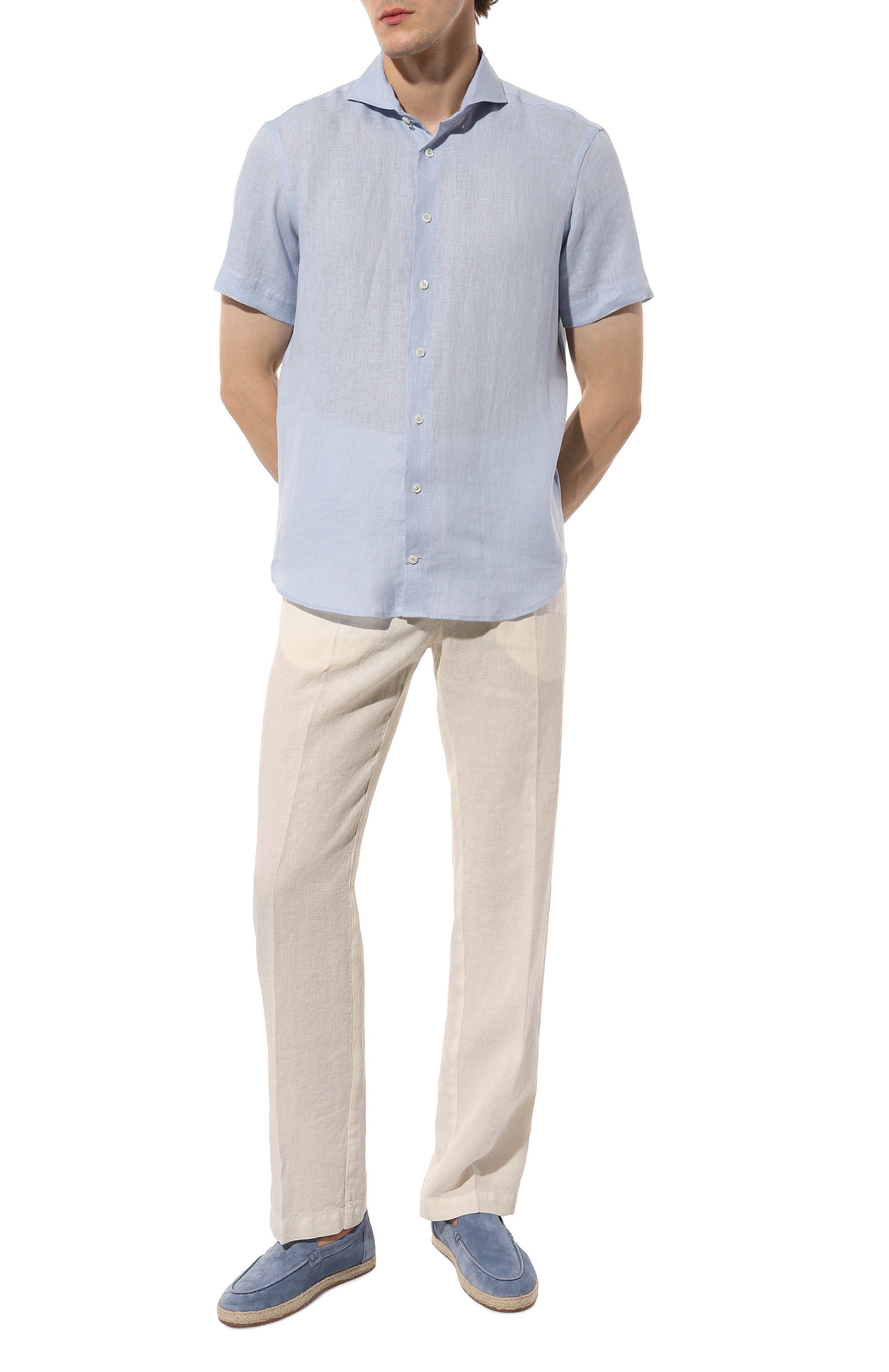 Льняные брюки 120% LINO, арт. 32ALIM29PT/0253/000, фото 2