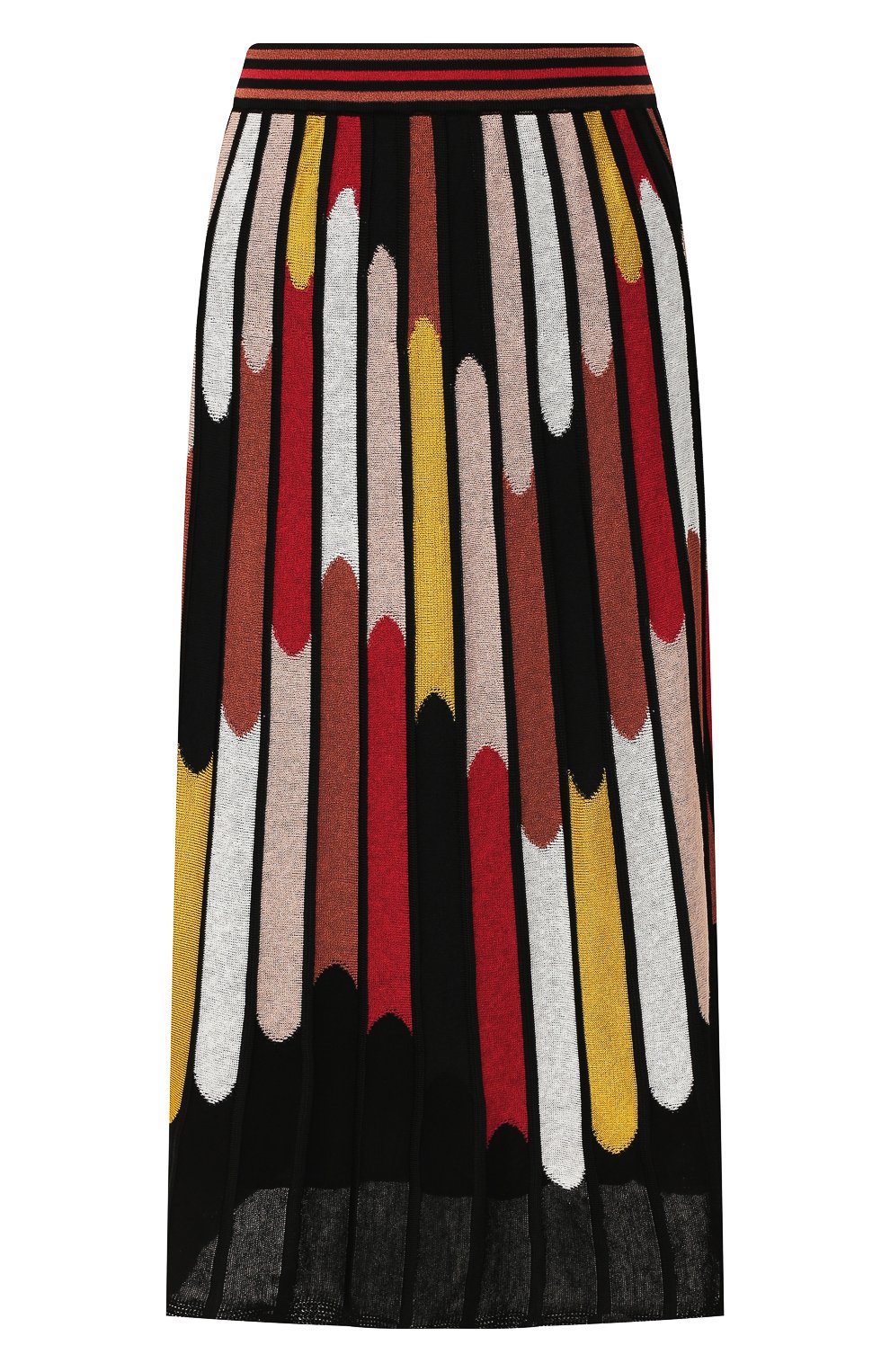 Юбка из смеси вискозы и хлопка M MISSONI разноцветного цвета по цене 44400 руб., арт. 2DH00055/2K001V, фото 1 Юбка из смеси вискозы и хлопка M MISSONI, арт. 2DH00055/2K001V, фото 1