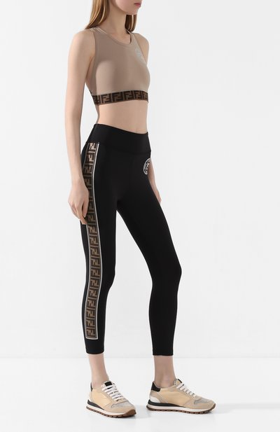 Легинсы FENDI черного цвета по цене 34900 руб., арт. FAB060 AB4A, фото 2 Легинсы FENDI, арт. FAB060 AB4A, фото 2
