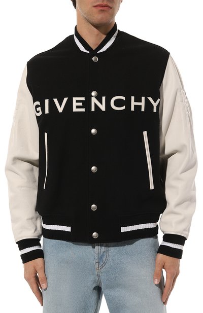 Комбинированный бомбер GIVENCHY, арт. BM011S6Y16, фото 3