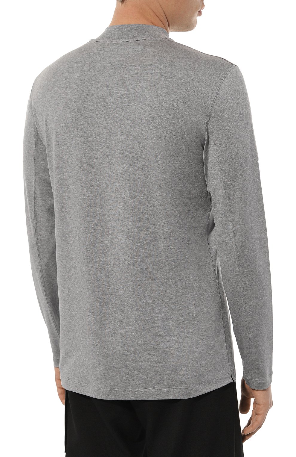 Шелковый лонгслив BRUNELLO CUCINELLI, арт. MM819KT70, фото 4