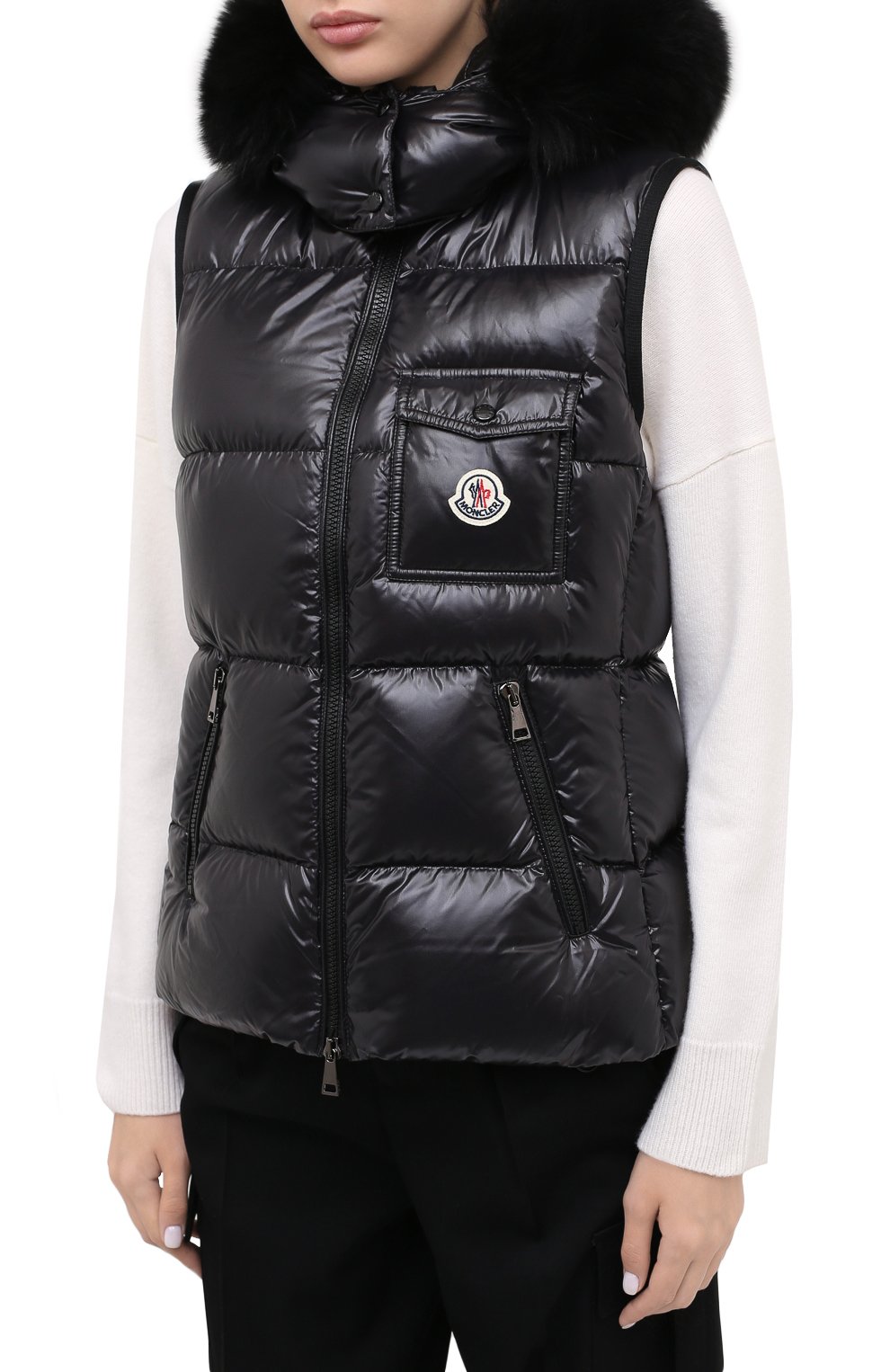 Пуховый жилет MONCLER, арт. F2-093-1A549-01-C0064, фото 4