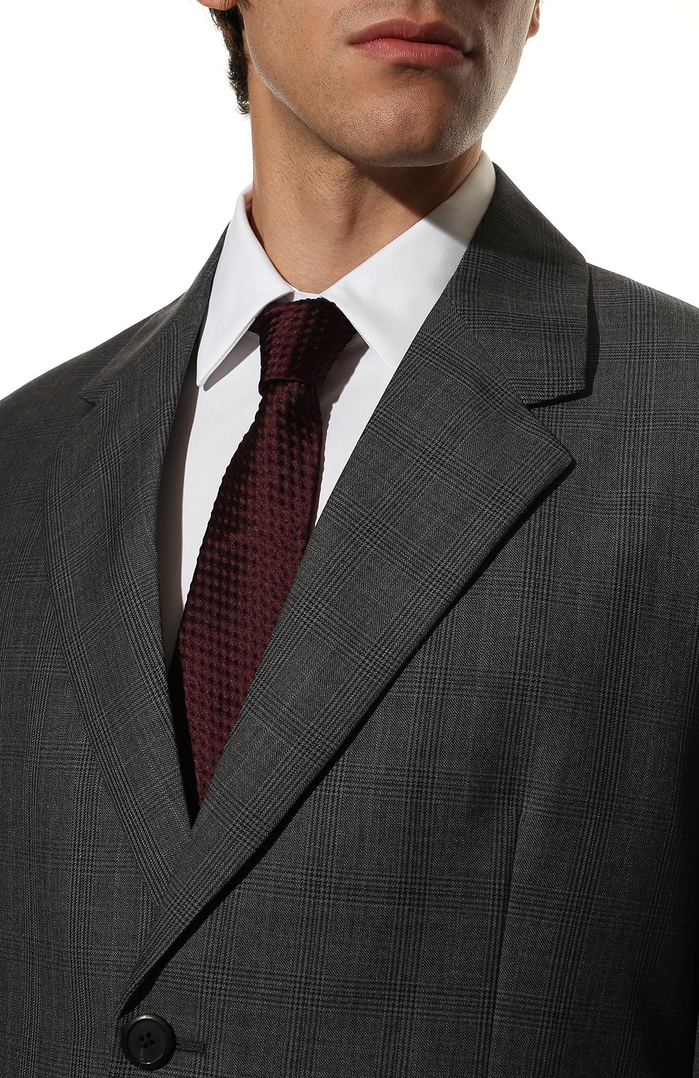 Шелковый галстук PRADA, арт. UCR77-10LE-F0007-141, фото 2