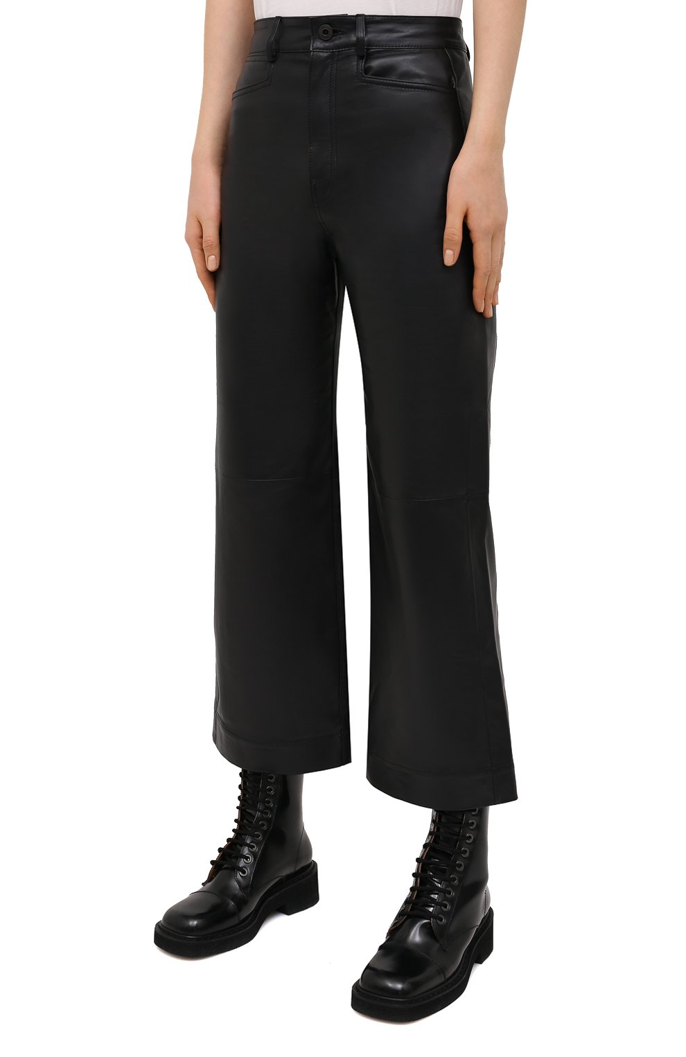 Кожаные брюки PROENZA SCHOULER WHITE LABEL, арт. WL2116070-LR184, фото 3