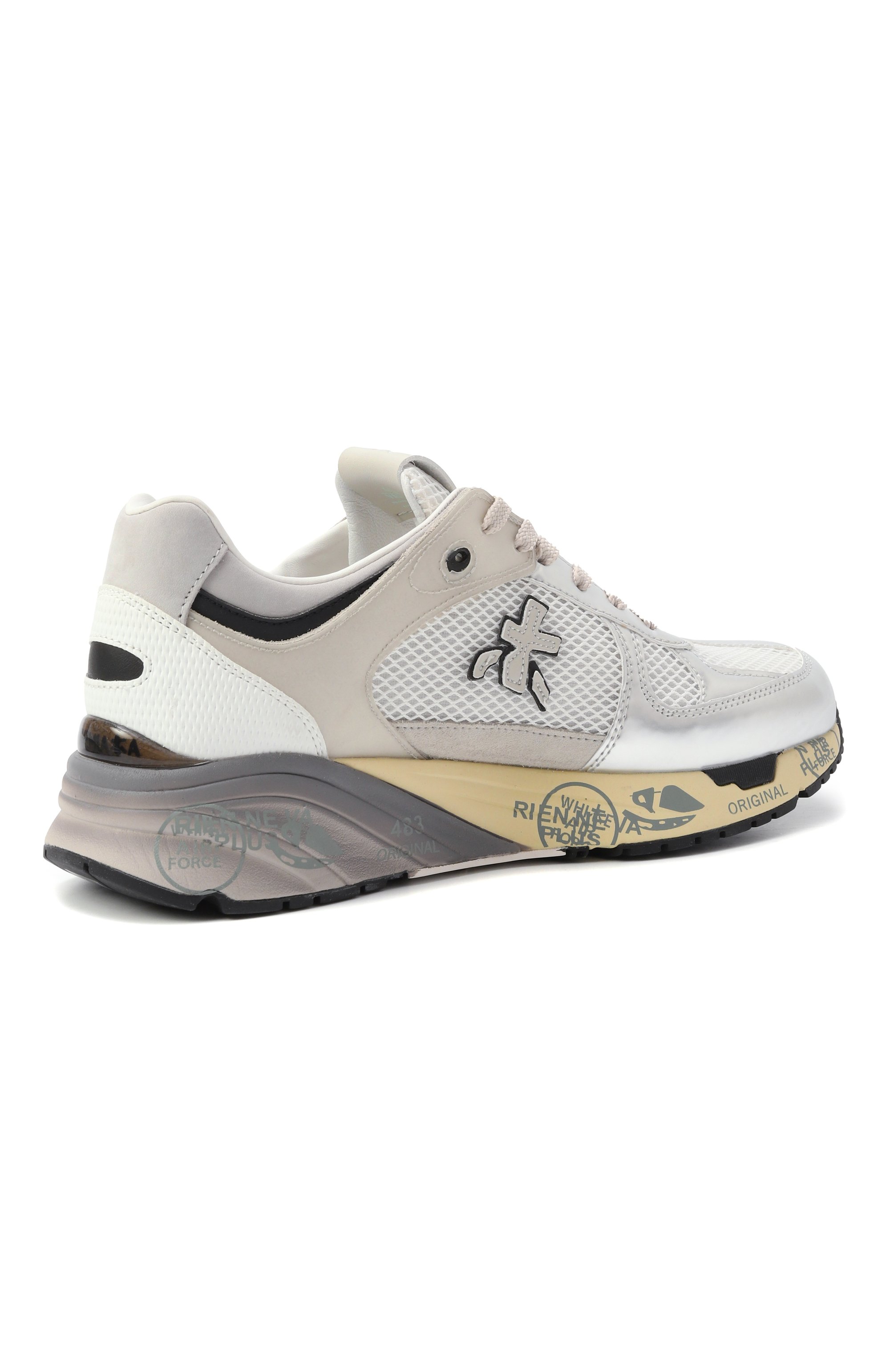 Комбинированные кроссовки mase-d PREMIATA белого цвета по цене 32550 руб., арт. MASED/VAR 7402, фото 5 Комбинированные кроссовки mase-d PREMIATA, арт. MASED/VAR 7402, фото 5