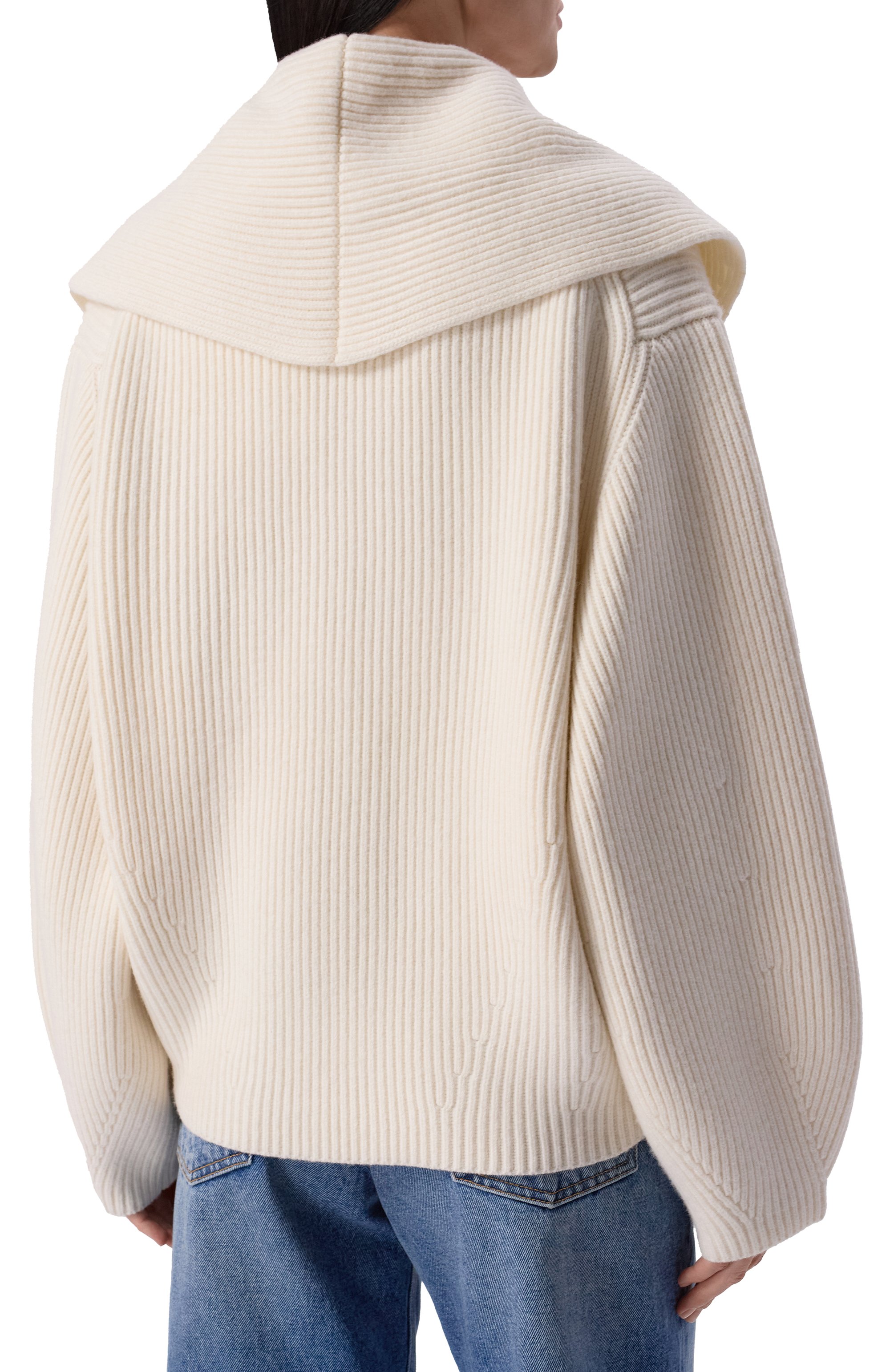 Шерстяной кардиган TOTEME, арт. 251-WRT4354-YA0110, фото 4