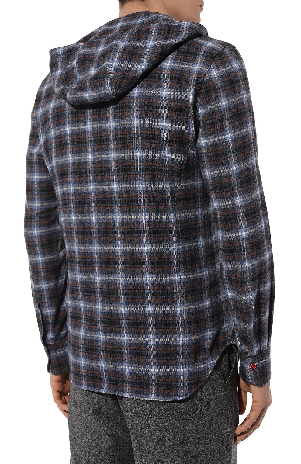 Хлопковая рубашка KITON, арт. UMCMARH0864602, фото 4