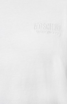 Женская хлопковая пижама MOSCHINO голубого цвета, арт. 232V6/A7823/4442 | Фото 7 (Материал сплава: Проставлено; Нос: Не проставлено; Материал внешний: Хлопок)