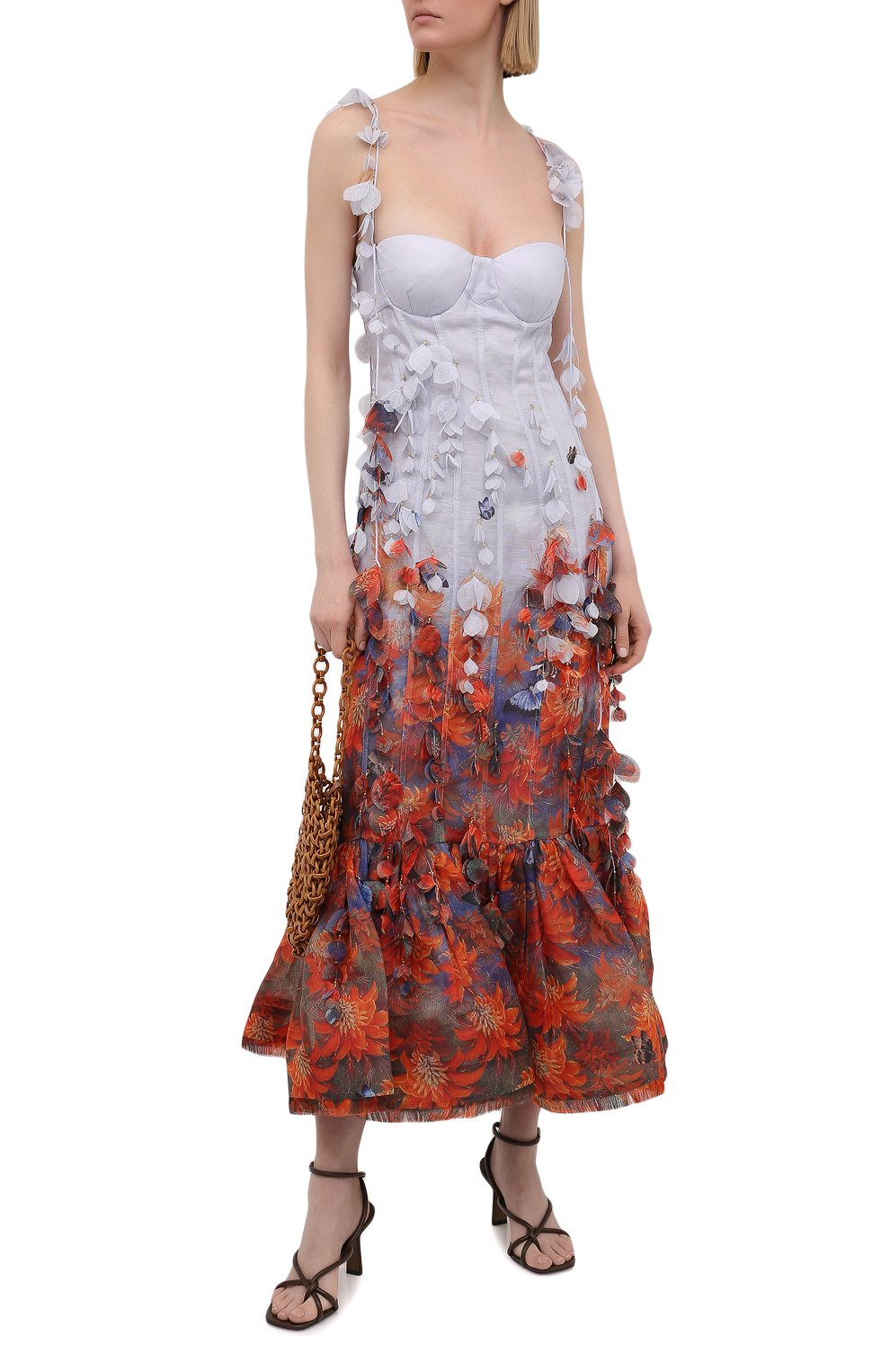 Платье из льна и шелка ZIMMERMANN, арт. 1718DB0T, фото 2