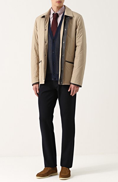 Замшевые ботинки open walk LORO PIANA, арт. FAB4368, фото 2