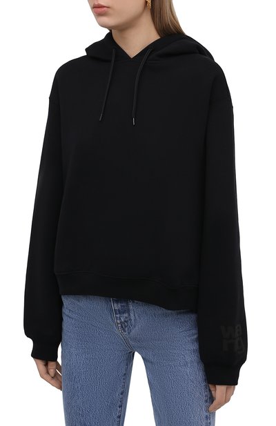 Хлопковое худи ALEXANDERWANG.T, арт. 4CC3212053, фото 3