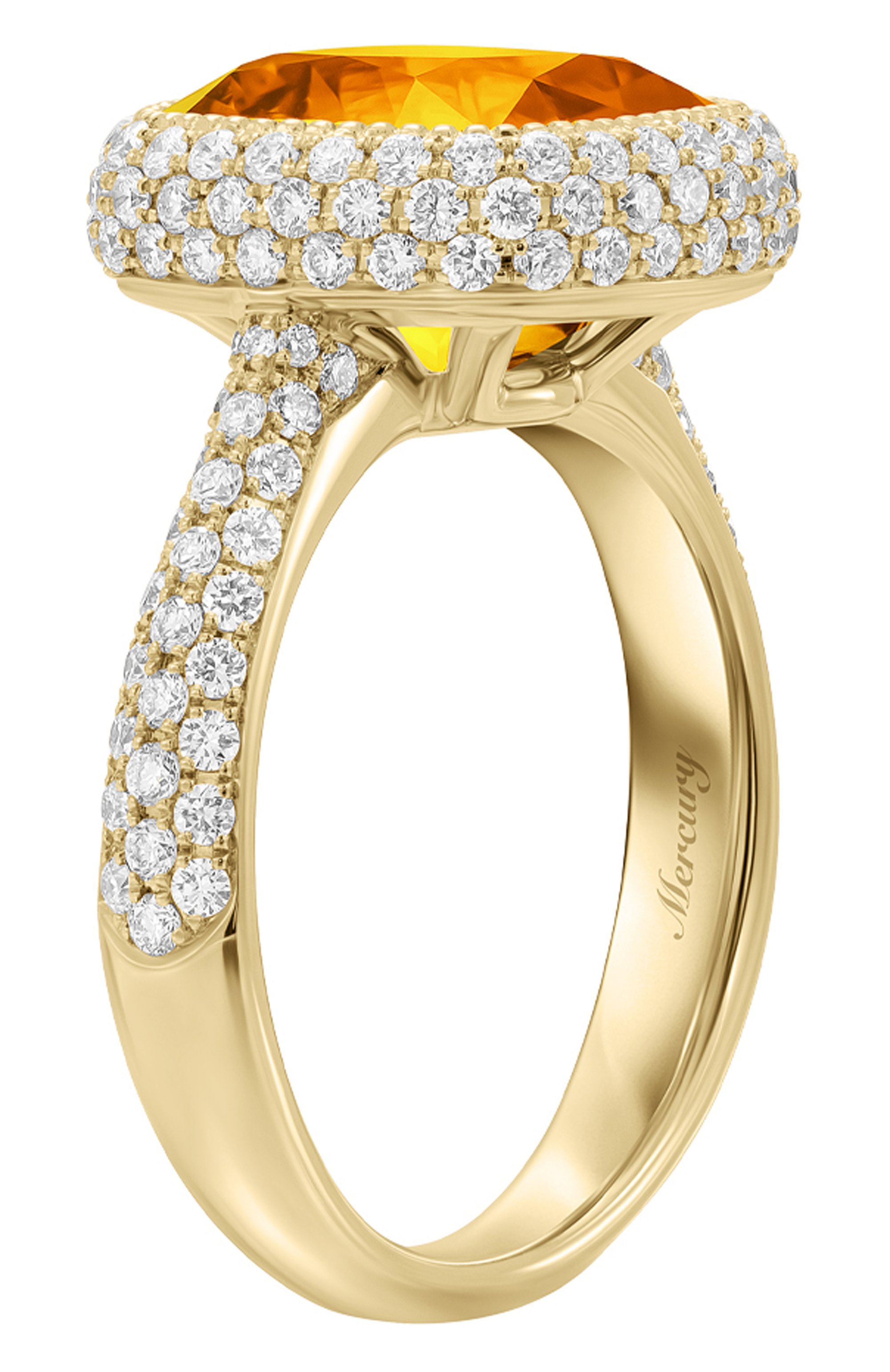Кольцо MERCURY, арт. MR15245/YG/CITR, фото 3