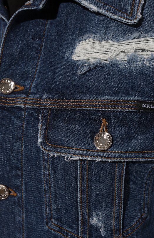 Джинсовая куртка Dolce & Gabbana G9VZ8D/G8LN5 Синий  G9VZ8D/G8LN5 Фото 5