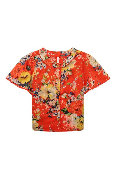 Хлопковая блузка ZIMMERMANN, арт. 8995TRS241