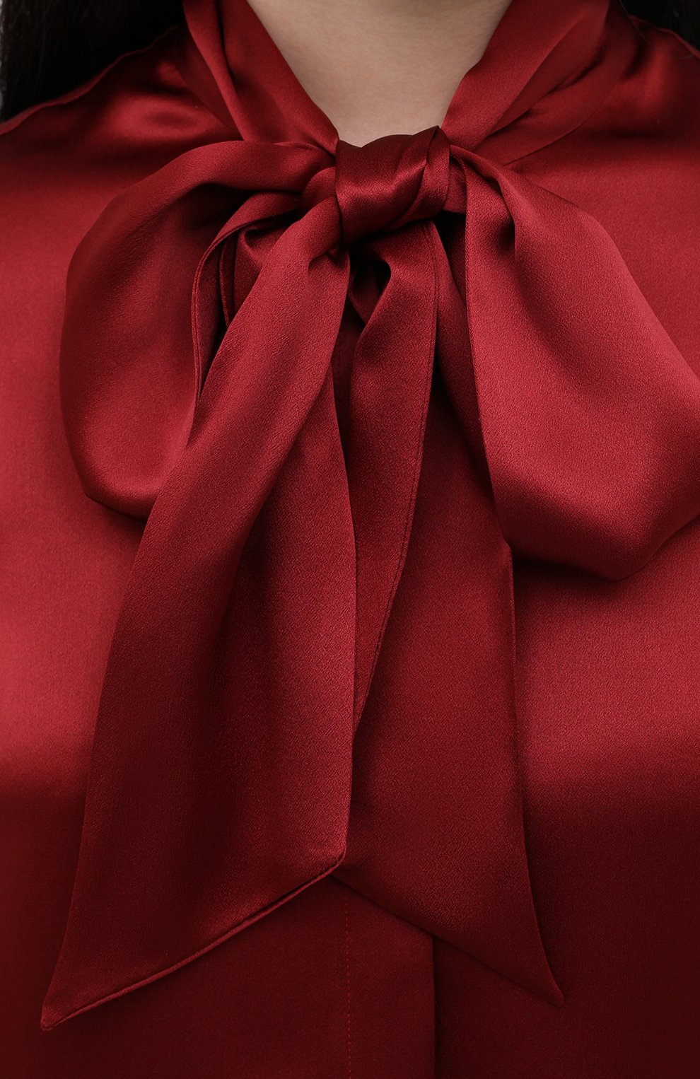 Шелковая блузка SAINT LAURENT, арт. 635897/Y2B43, фото 5