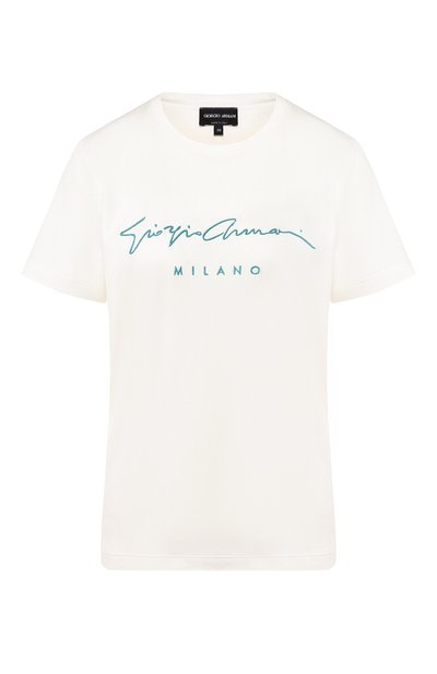 Женская хлопковая футболка GIORGIO ARMANI, арт. 6GAM90/AJRQZ