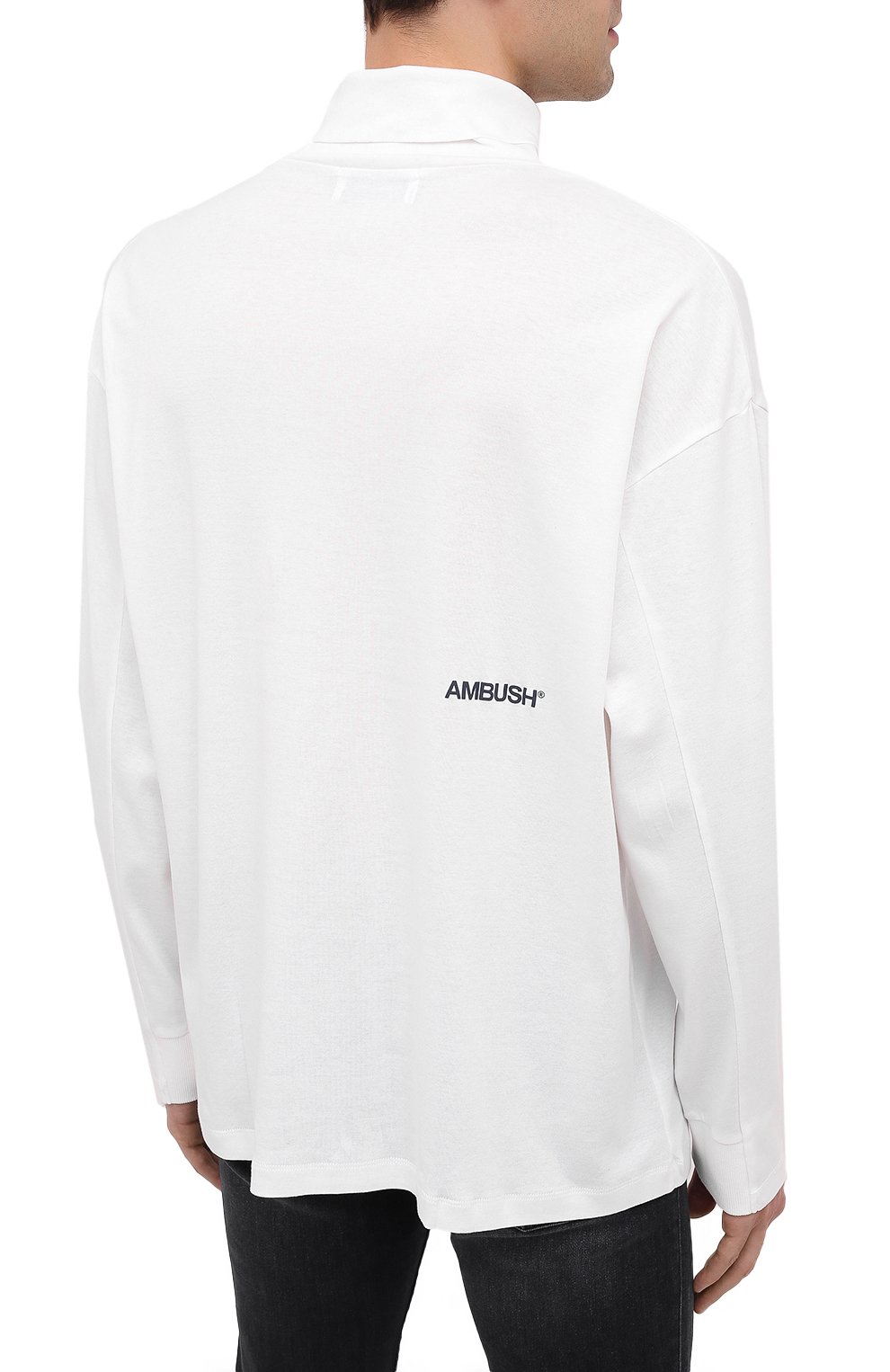 Хлопковая водолазка AMBUSH, арт. BMAB002F20FAB001, фото 4