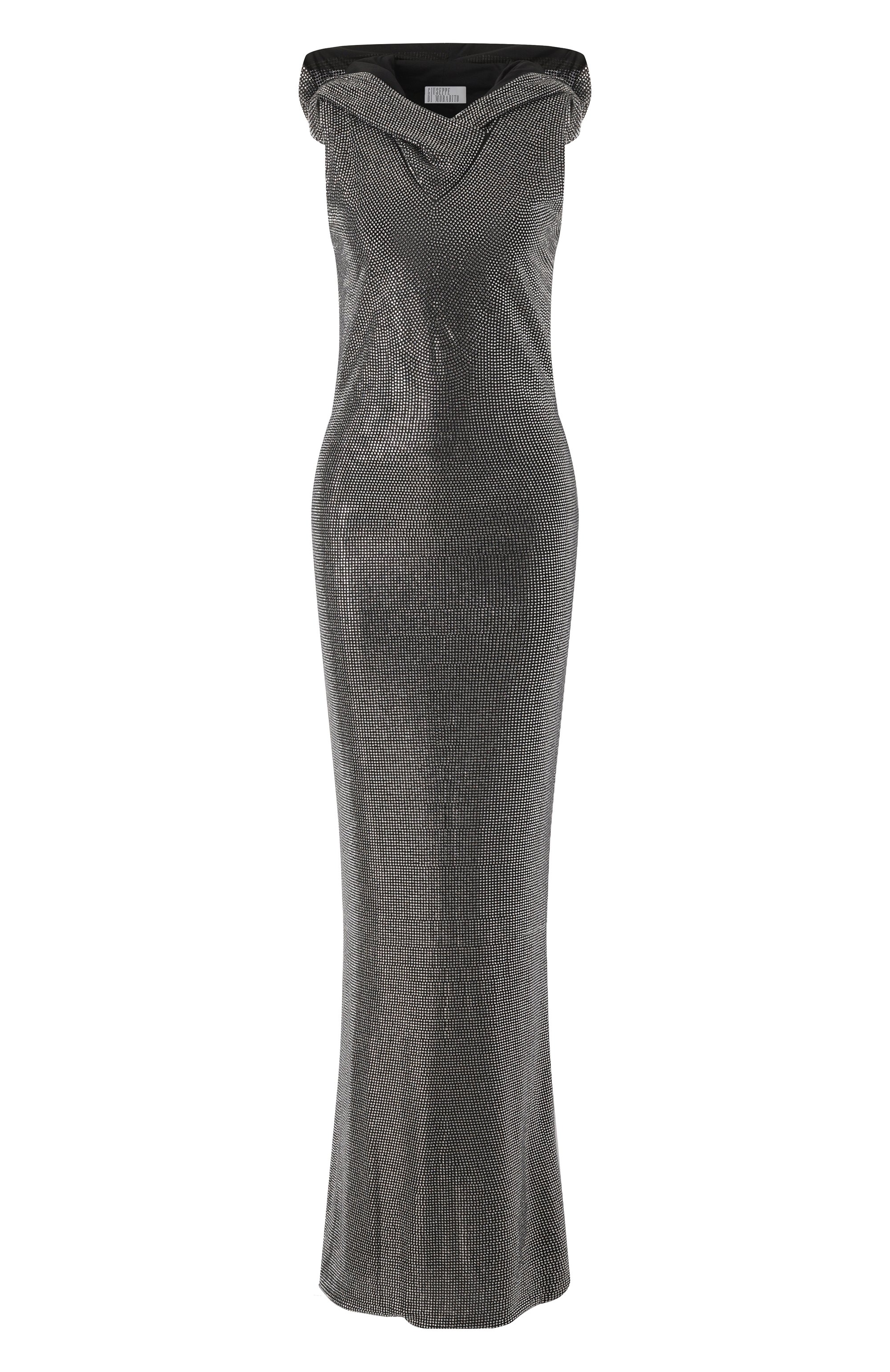 Платье с отделкой стразами GIUSEPPE DI MORABITO, арт. 04SSLD150FC 04428, фото 1