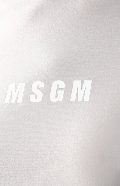 Лонгслив MSGM серебряного цвета по цене 8435 руб., арт. 2845MDM02 207231, фото 5 Лонгслив MSGM, арт. 2845MDM02 207231, фото 5
