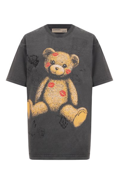 Женская хлопковая футболка DOMREBEL, арт. BIG KISS T-SHIRT