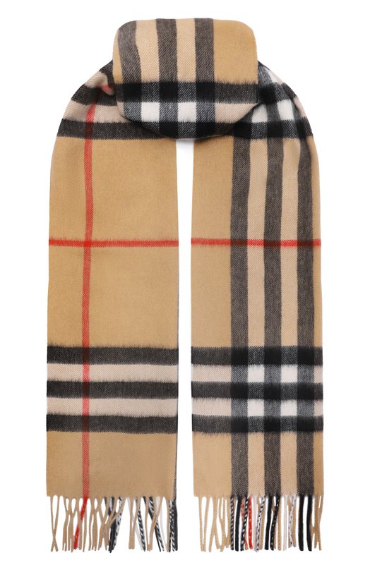 Кашемировый шарф Burberry 8076576 Бежевый 8076576