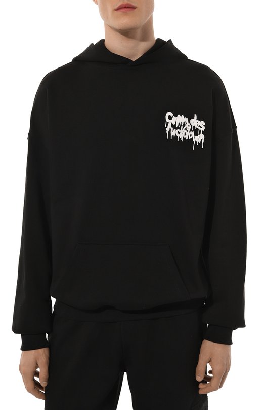 Хлопковое худи Comme des Fuckdown CFABM01401 Чёрный  CFABM01401 Фото 3