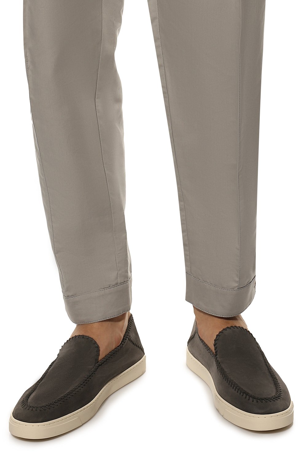 Замшевые лоферы GIORGIO ARMANI, арт. X2X141/XM968, фото 3