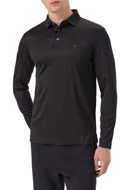 Поло из лиоцелла и хлопка EMPORIO ARMANI, арт. 8N1F97/1JUVZ, фото 3