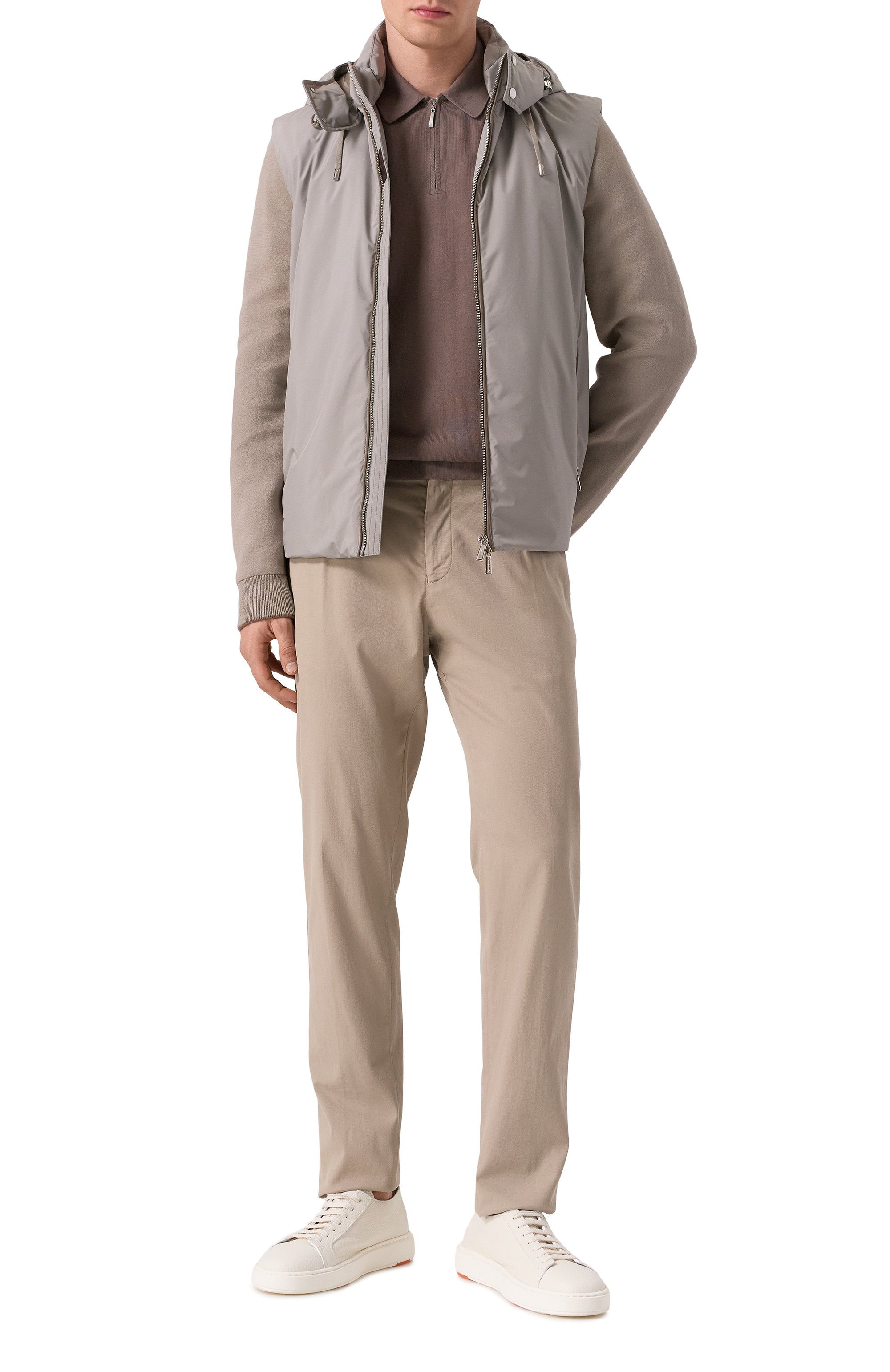 Брюки из хлопка и шелка MARCO PESCAROLO, арт. CHIAIA/5106, фото 2