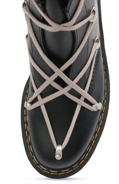 Кожаные ботинки rick owens x dr. martens RICK OWENS, арт. DM21S6807/9001, фото 5