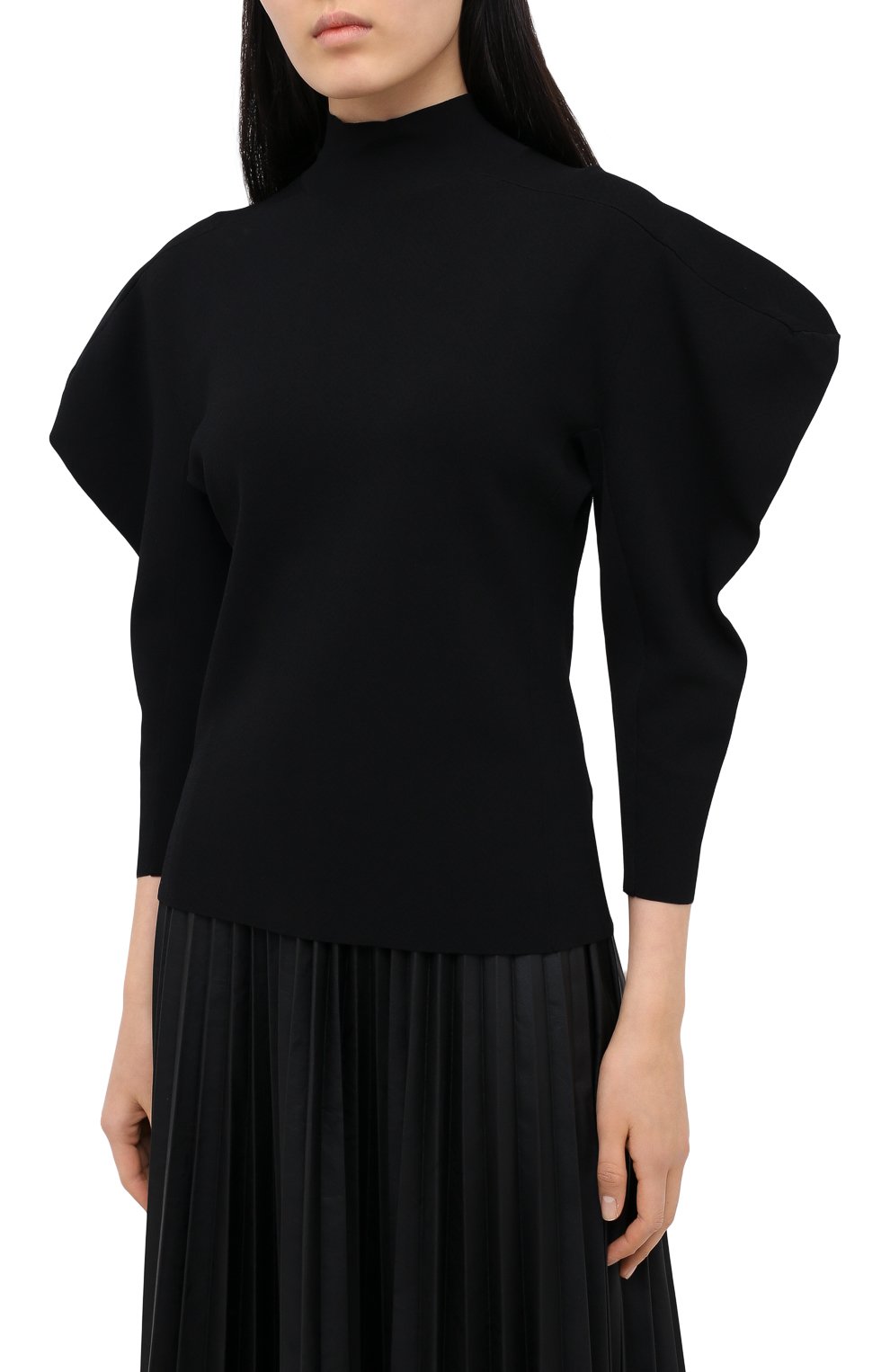 Пуловер из вискозы PROENZA SCHOULER черного цвета по цене 83050 руб., арт. R2037461-KY192, фото 4 Пуловер из вискозы PROENZA SCHOULER, арт. R2037461-KY192, фото 4