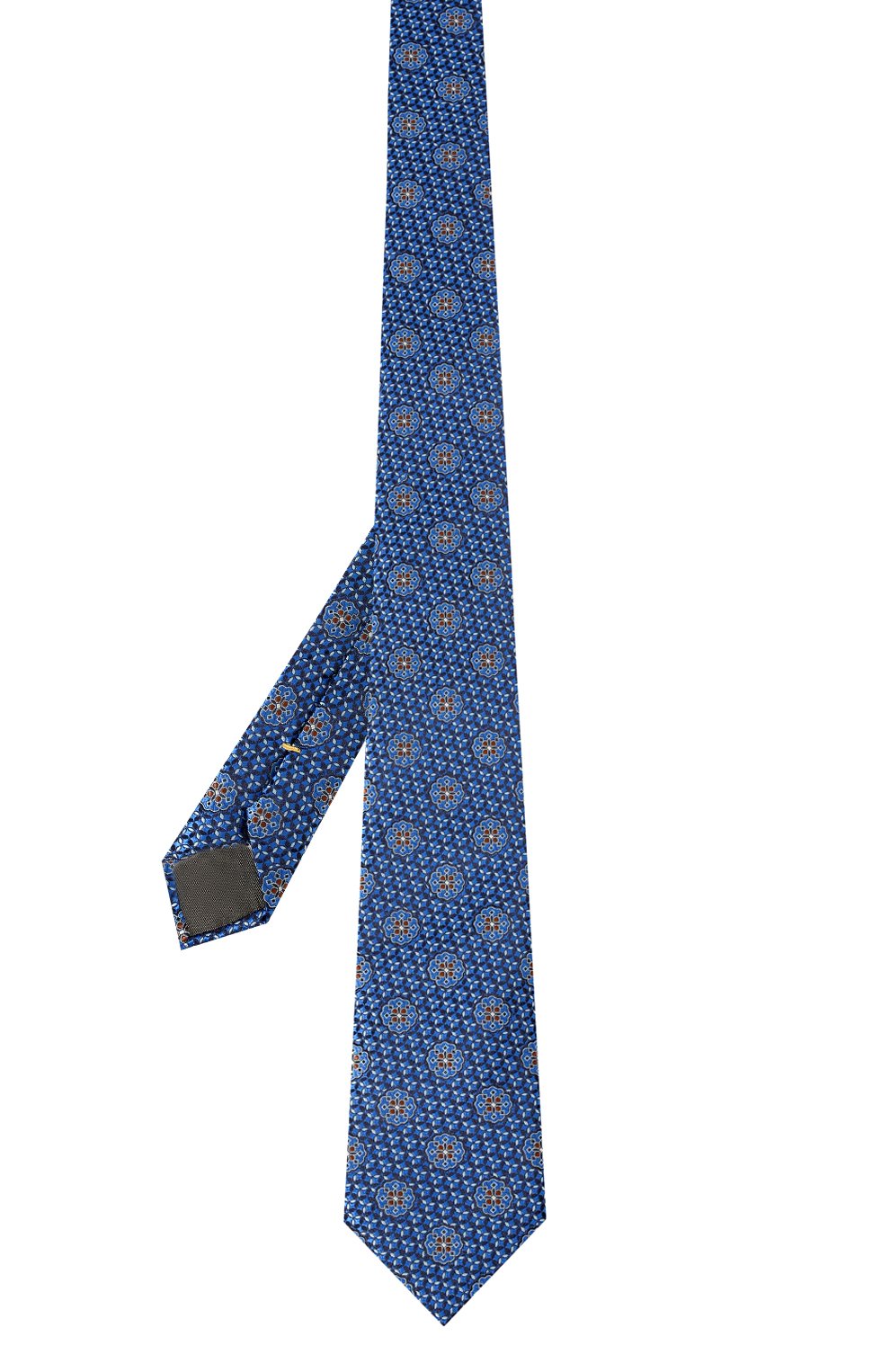 Шелковый галстук CANALI синего цвета по цене 14650 руб., арт. 18/HJ03405, фото 3 Шелковый галстук CANALI, арт. 18/HJ03405, фото 3