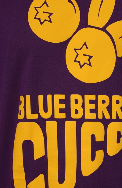 Хлопковая футболка GUCCI, арт. 616036/XJDWE, фото 5