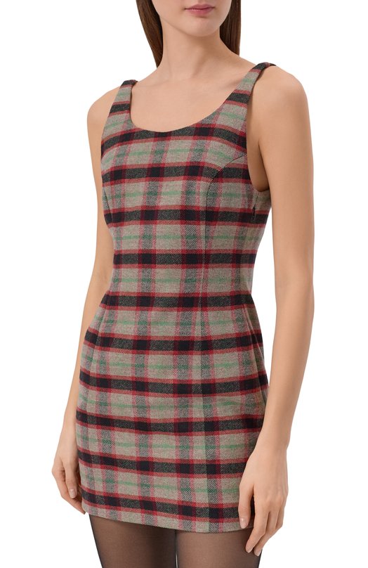 Платье из шерсти и хлопка Enfants Riches Deprimes 120-544/W00L Разноцветный  120-544/W00L Фото 3