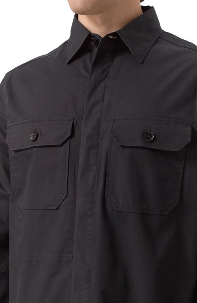 Хлопковая рубашка ZEGNA, арт. S0T8B/UFV16A9, фото 5