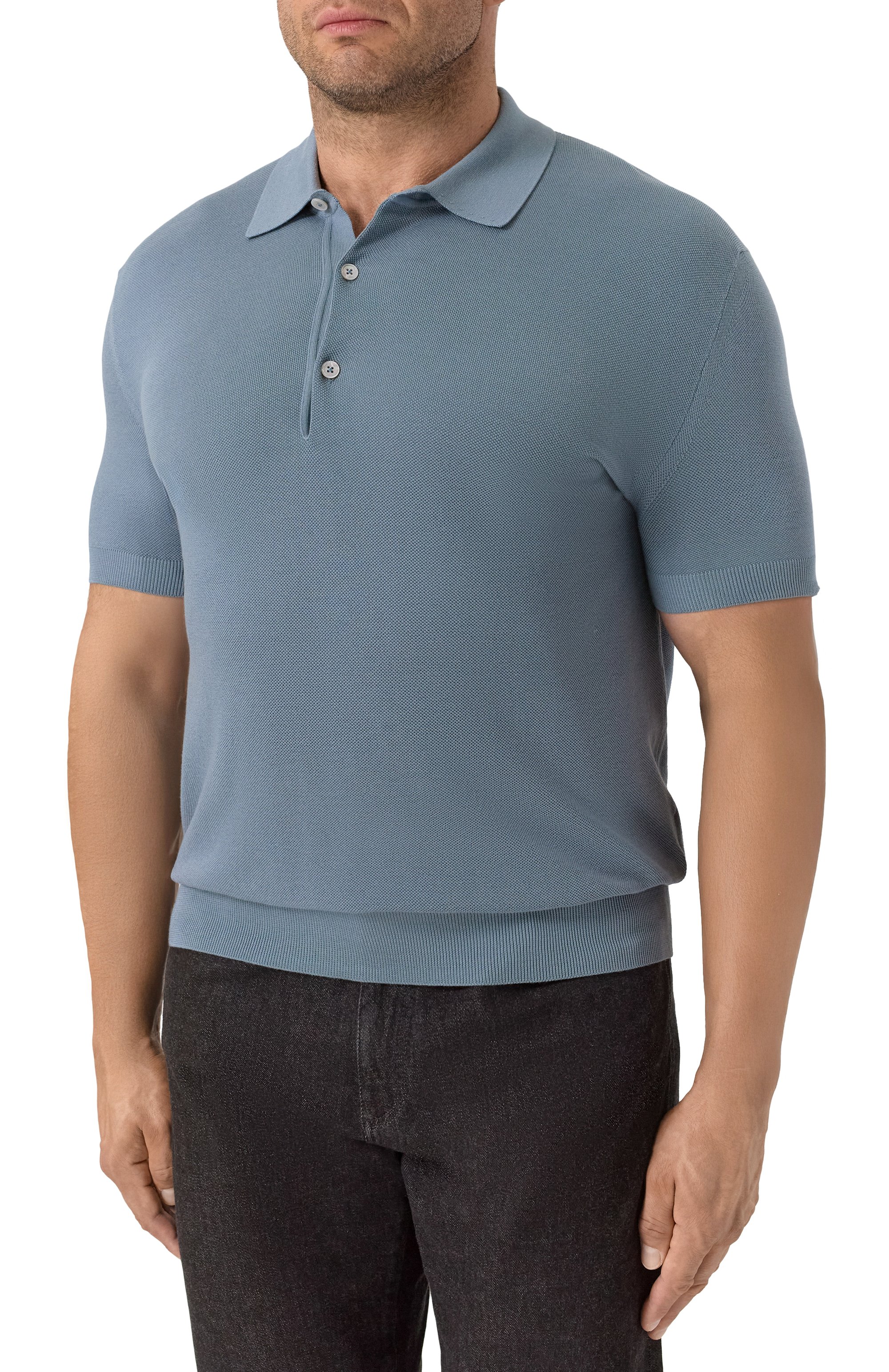 Поло из шелка и хлопка TOM FORD, арт. YMS003/KPS002, фото 3