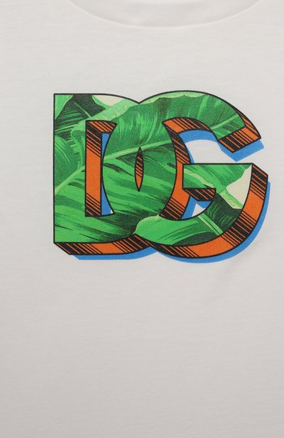 Хлопковая футболка DOLCE & GABBANA, арт. L4JTEY/G7K8C/2-6, фото 3