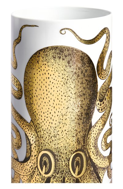 Ваза polipo with gold FORNASETTI золотого цвета по цене 211000 руб., арт. P66Z201, фото 2 Ваза polipo with gold FORNASETTI, арт. P66Z201, фото 2