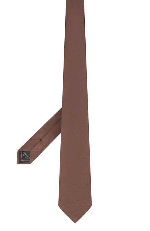 Шелковый галстук Brioni 061D00/PZ418 Коричневый  061D00/PZ418 Фото 3