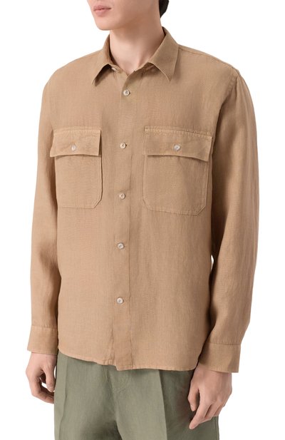 Льняная рубашка 120% LINO, арт. 33ALIM19SG/0115/000, фото 3