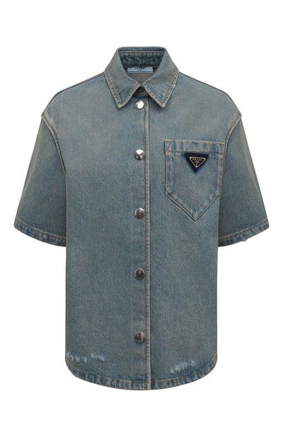 Джинсовая рубашка PRADA, арт. GFC037-1ZAB-F0008-212, фото 1