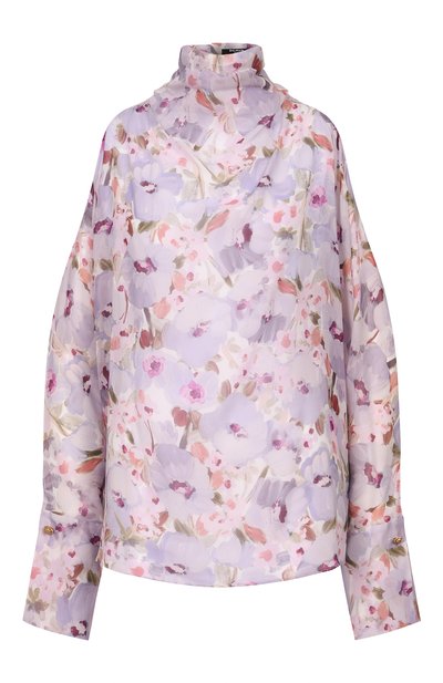 Женская шелковая блузка BALMAIN, арт. GF1IL155/SF35