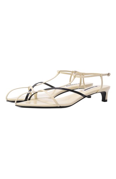 Женские кожаные босоножки JIL SANDER, арт. J15WP0129/P6422