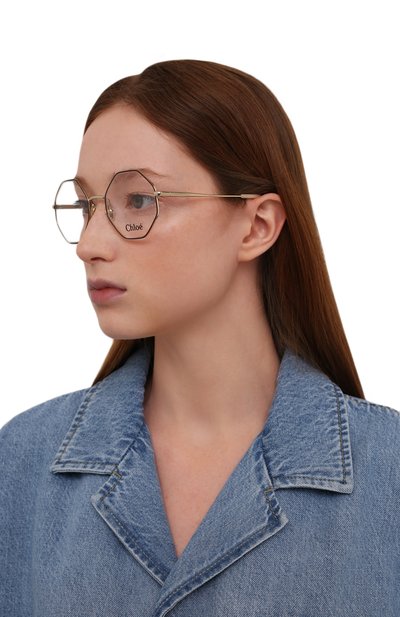 Оправа CHLOÉ бордового цвета по цене 29950 руб., арт. CH0022 010, фото 2 Оправа CHLOÉ, арт. CH0022 010, фото 2