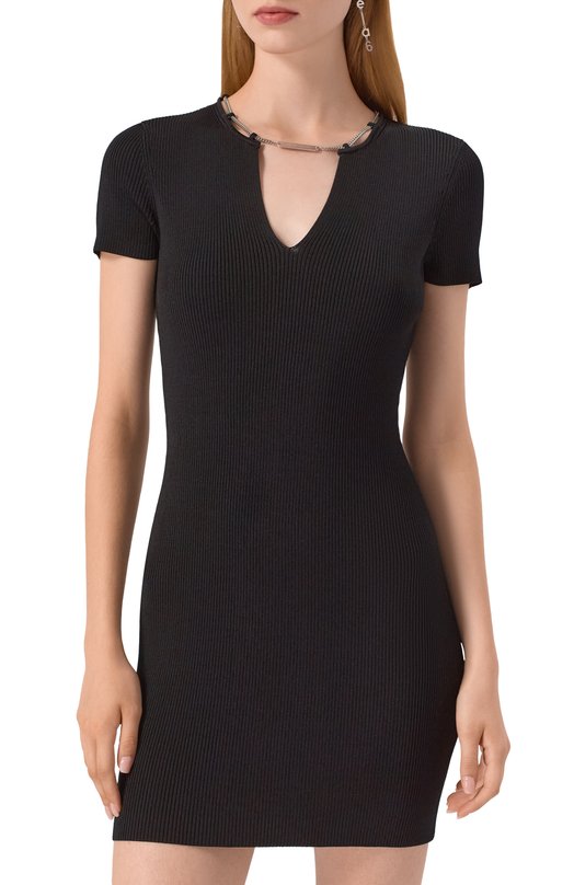 Платье из вискозы Alexander Wang 1KC3256063 Чёрный  1KC3256063 Фото 3